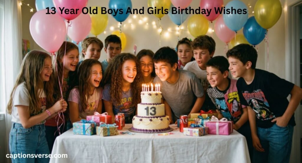 13 Year Old Boys And Girls Birthday Wishes