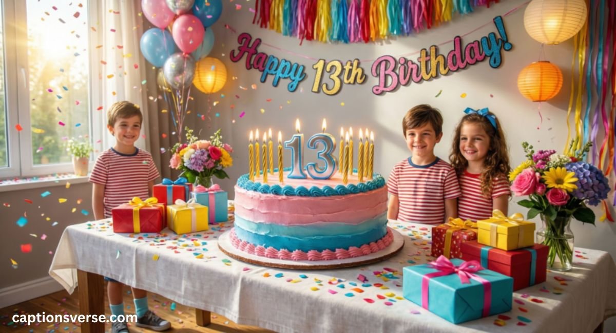 13th Birthday Wishes for Boys and Girls