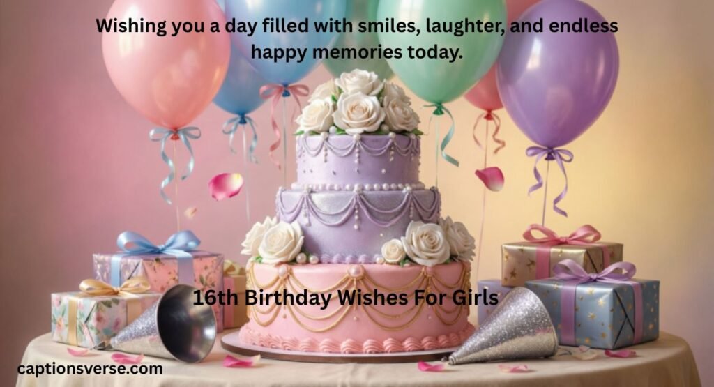 16th Birthday Wishes For Girls
