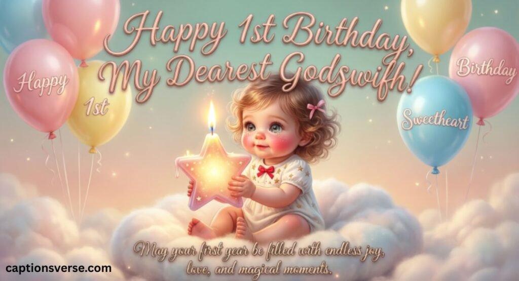 1st Birthday Message for Goddaughter