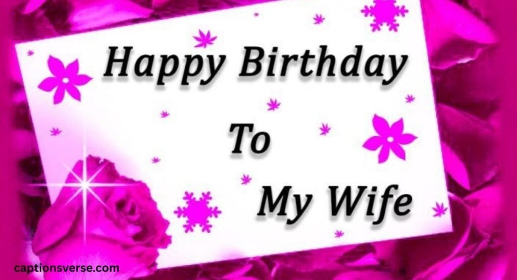 41th Birthday Wishes For Wife