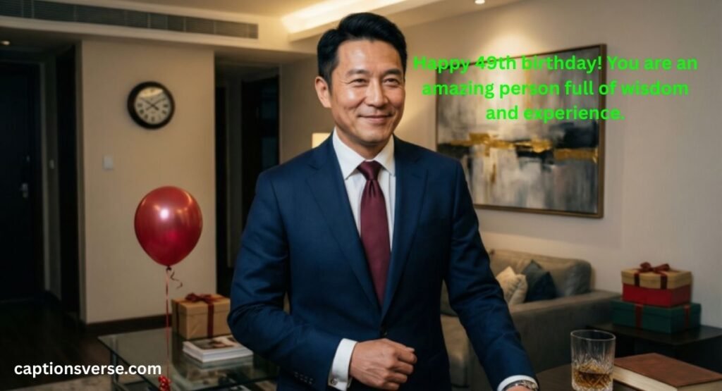 49th Birthday Wishes For Male