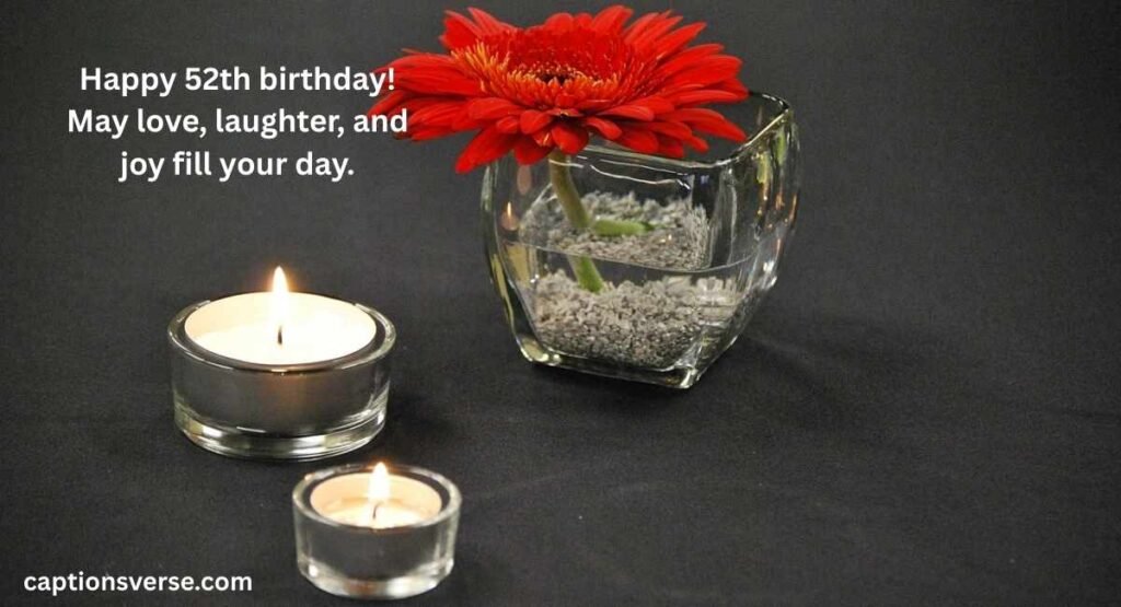 52th Birthday Wishes For Woman