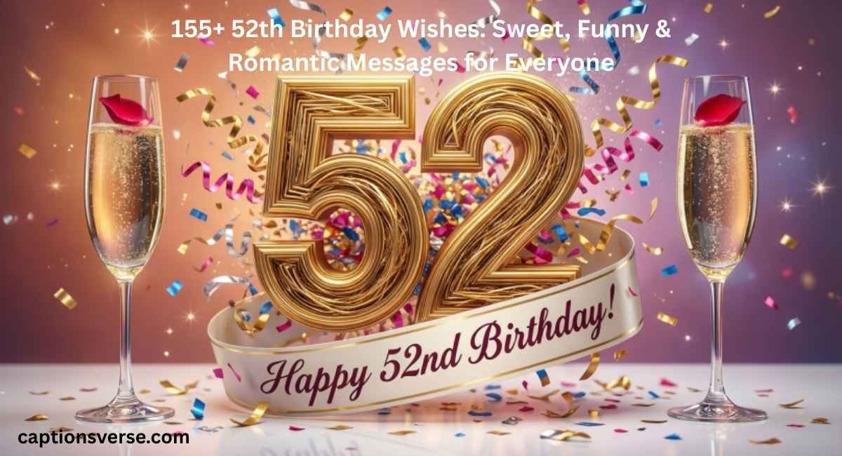 52th Birthday Wishes