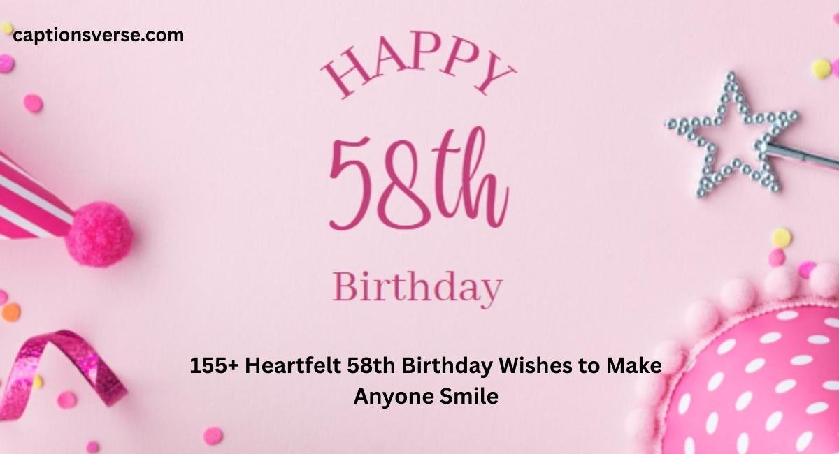 58th Birthday Wishes