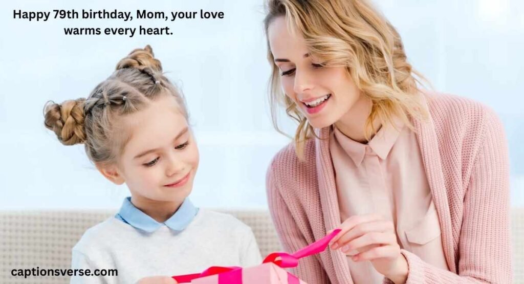 79th Birthday Wishes to Mom