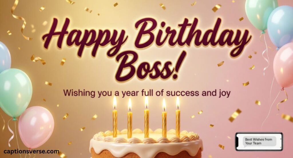 Best Birthday Wishes for Boss on WhatsApp