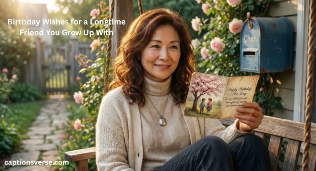 Birthday Wishes for a Longtime Friend You Grew Up With