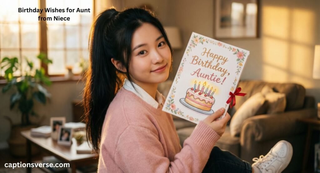 Birthday Wishes for Aunt from Niece