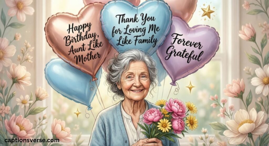 Birthday Wishes for Aunt Like Mother