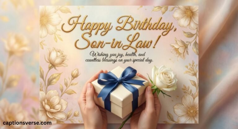 Birthday Wishes for Son-in-Law