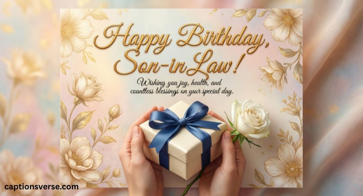 Birthday Wishes for Son-in-Law