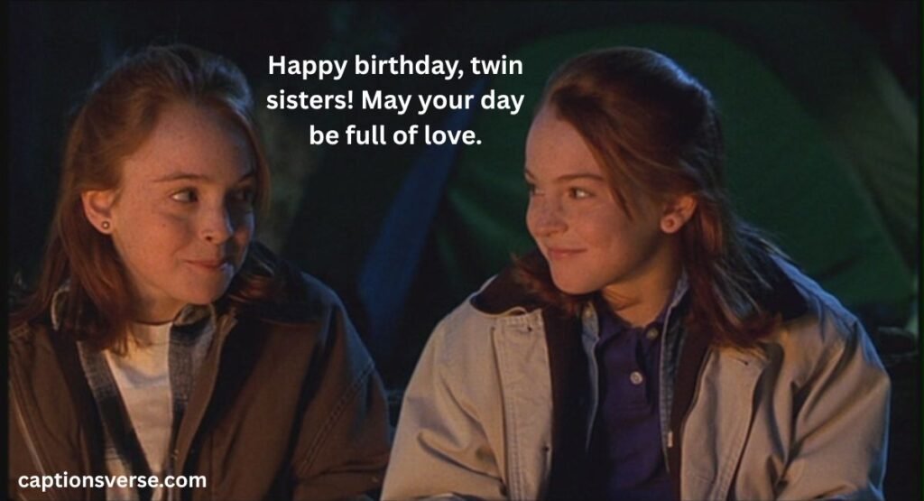 Birthday Wishes for Twins Sister