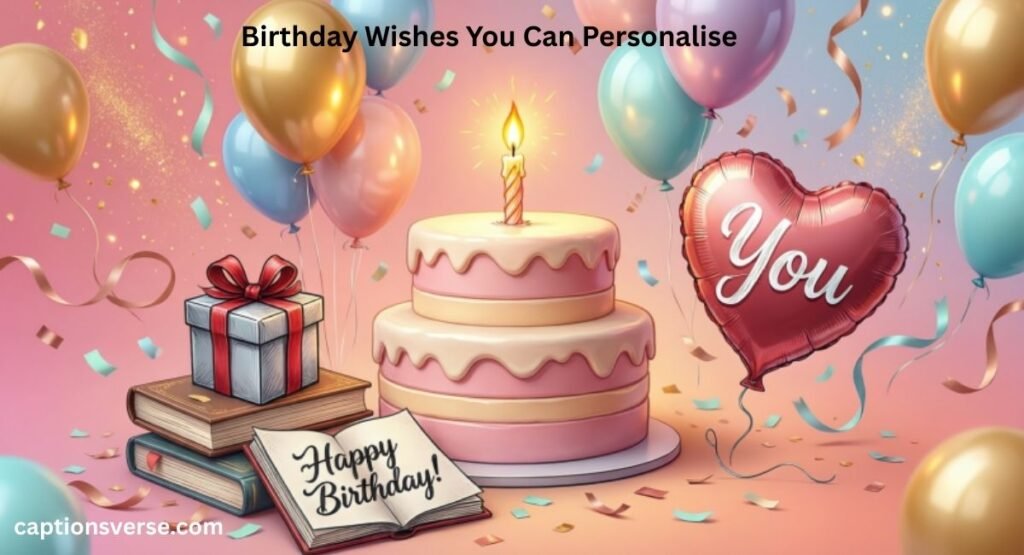 Birthday Wishes You Can Personalise