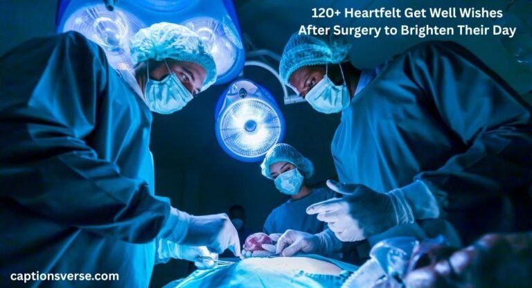 Get Well Wishes After Surgery