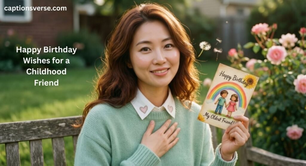 Happy Birthday Wishes for a Childhood Friend