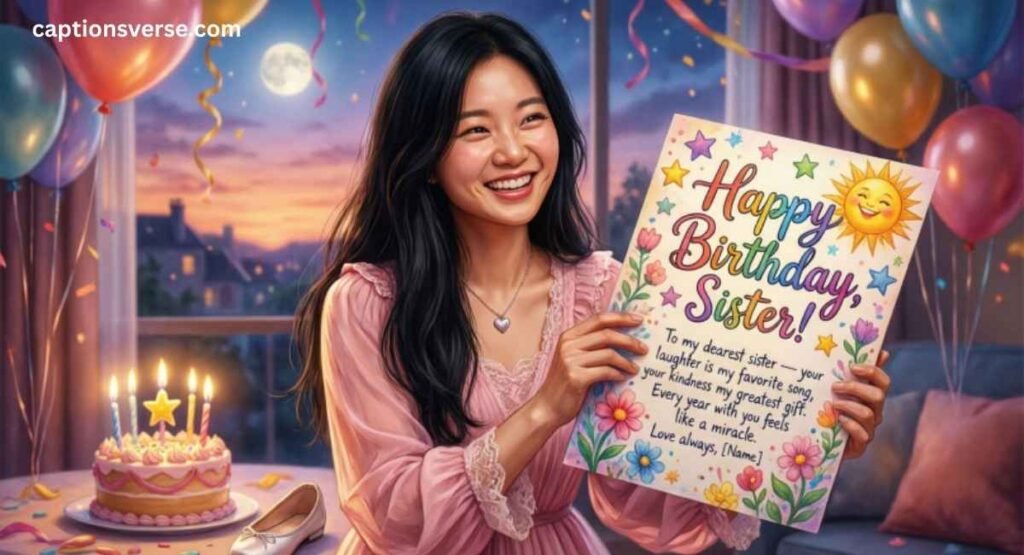 Happy Birthday Wishes For Sister