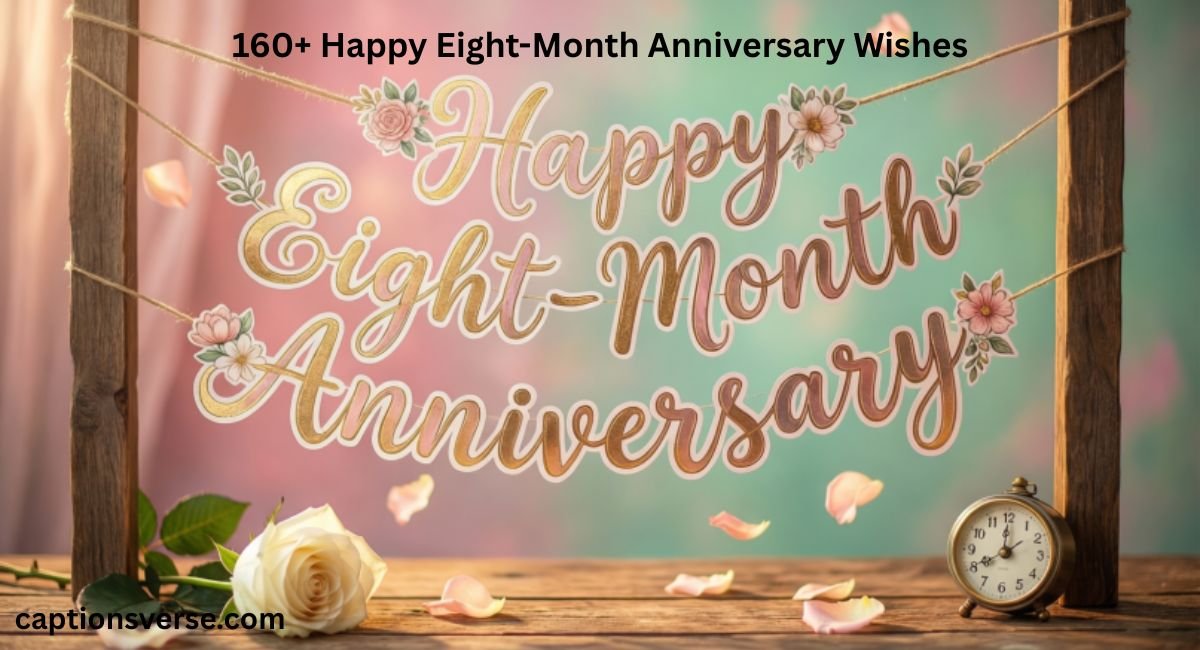 Happy Eight-Month Anniversary