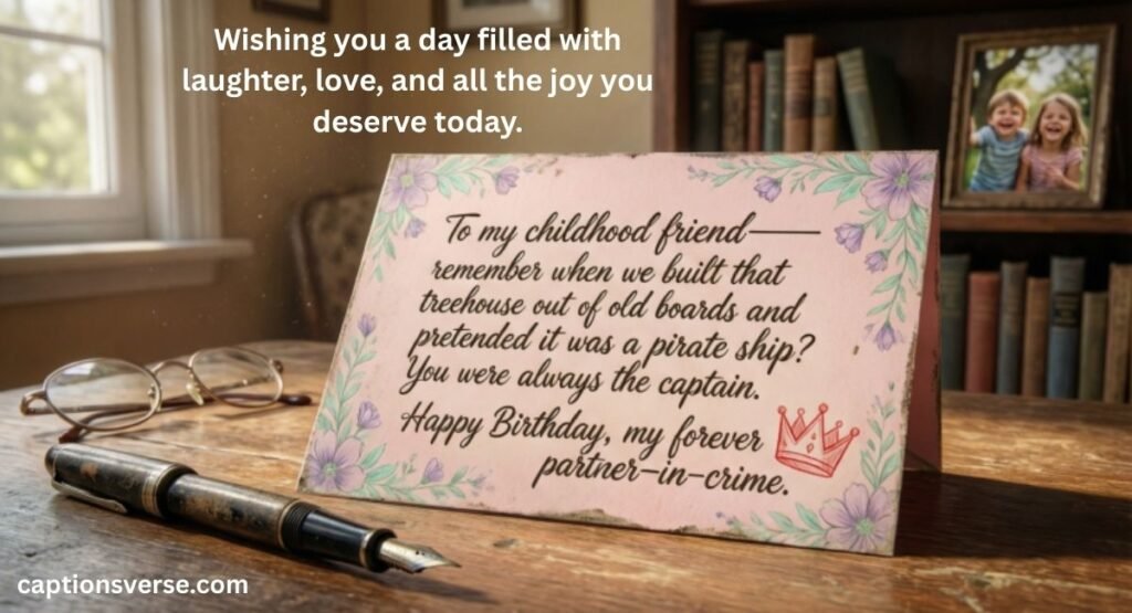 How to Personalise a Birthday Message for a Childhood Friend