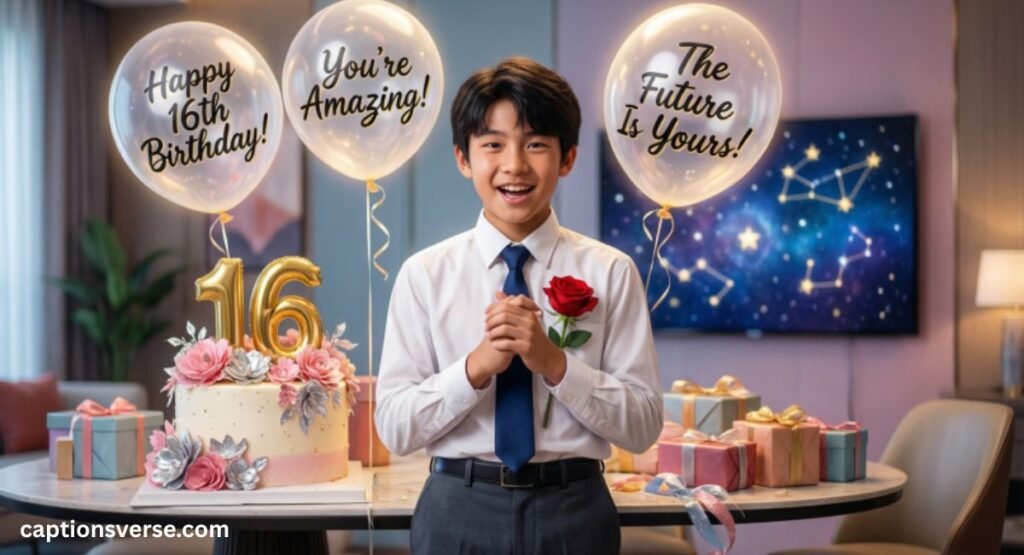 Inspirational 16th Birthday Wishes For Boys