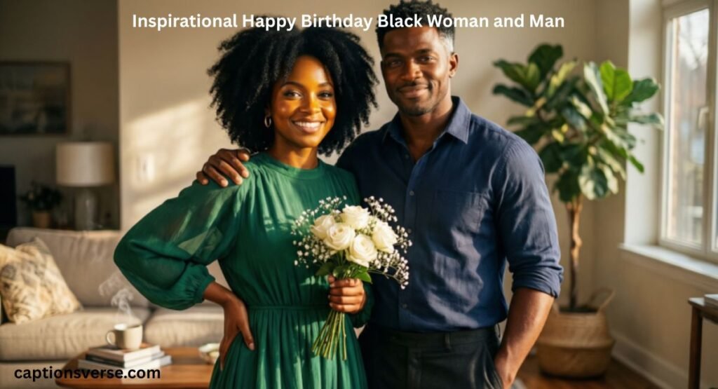 Inspirational Happy Birthday Black Woman and Man