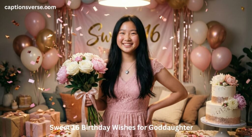 Sweet 16 Birthday Wishes for Goddaughter