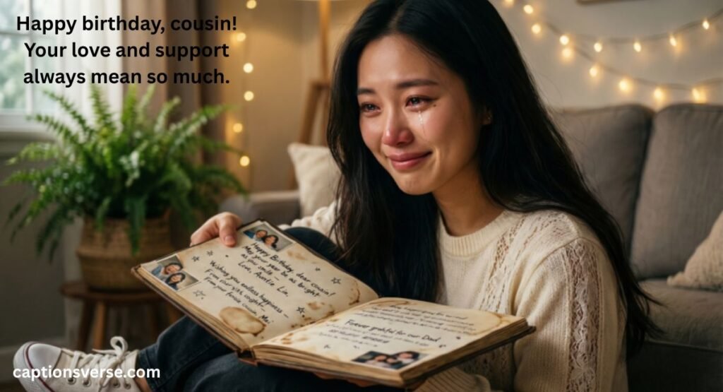 Touching Birthday Messages to a Cousin