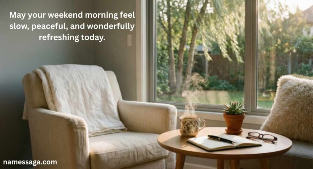Weekend Morning Blessings for a Relaxing Start