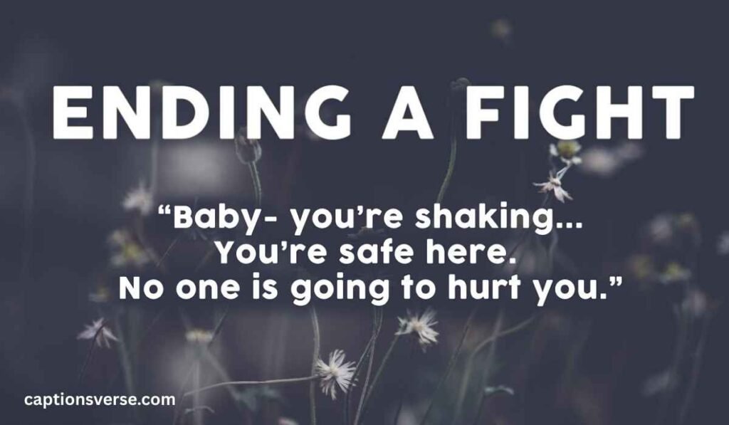 Apology Message after a Fight