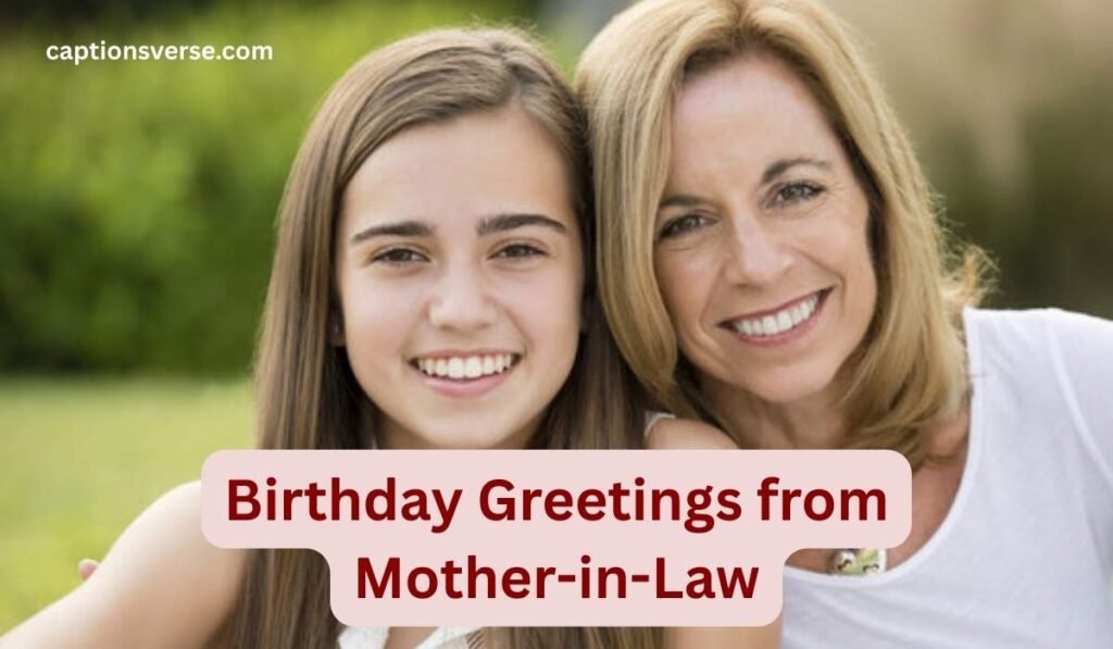 Birthday Greetings from Mother-in-Law
