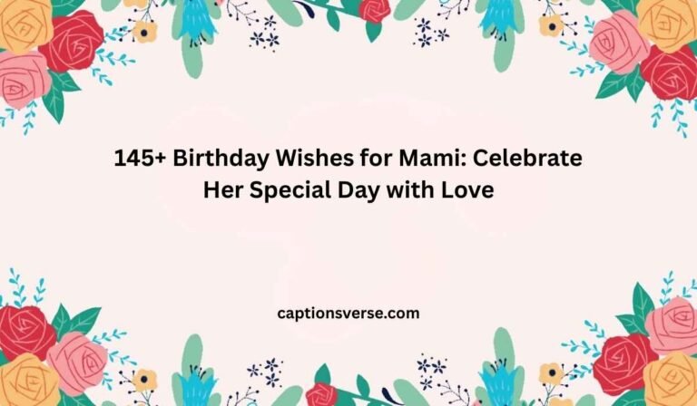 Birthday Wishes for Mami