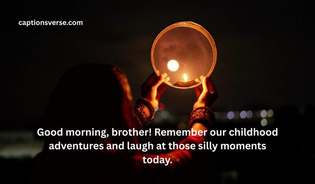 Celebrating Sibling Bond with Good Morning Brother