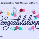 Congratulations Reply