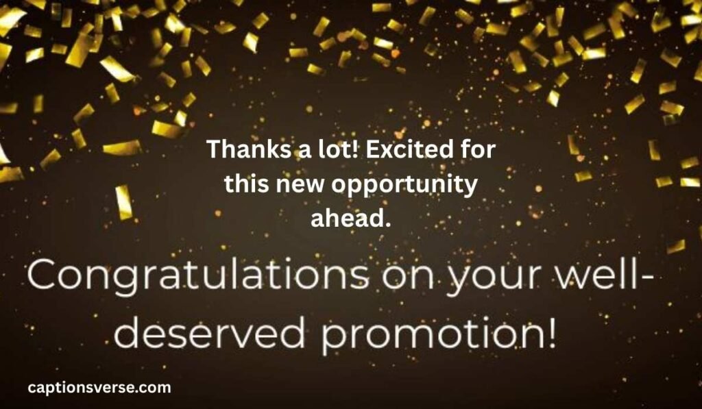 Creative Replies to Congratulations Messages on a Promotion