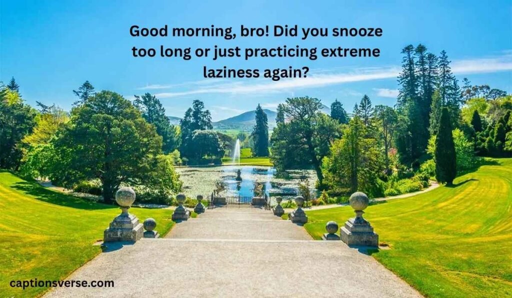 Funny Good Morning Messages for Brothers