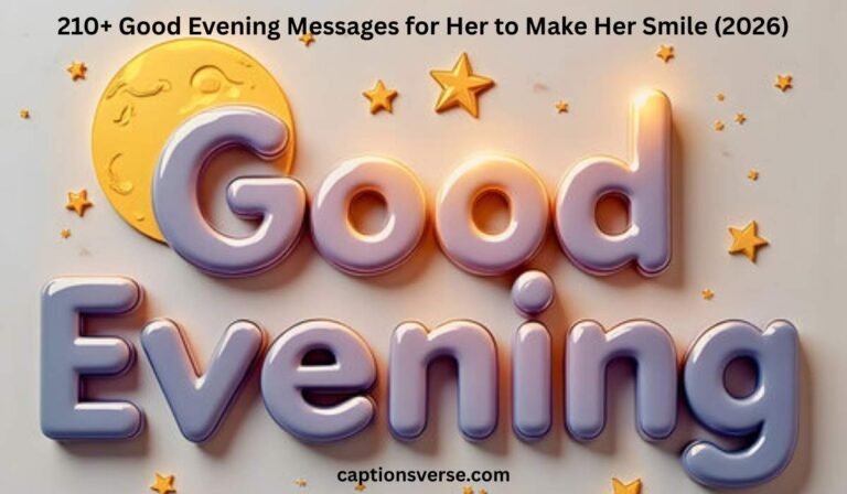 Good Evening Messages