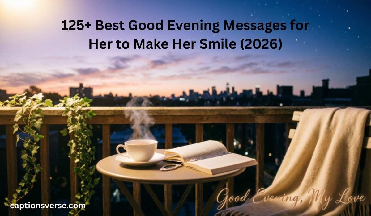 Good Evening Messages for Her