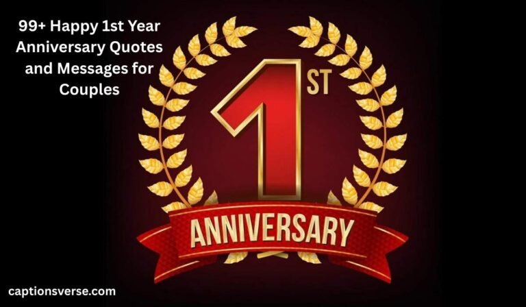 Happy 1st Year Anniversary