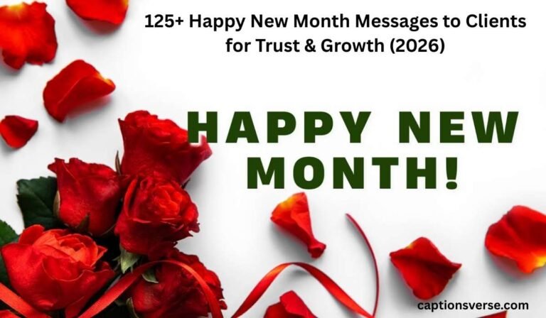New Month Messages to Clients