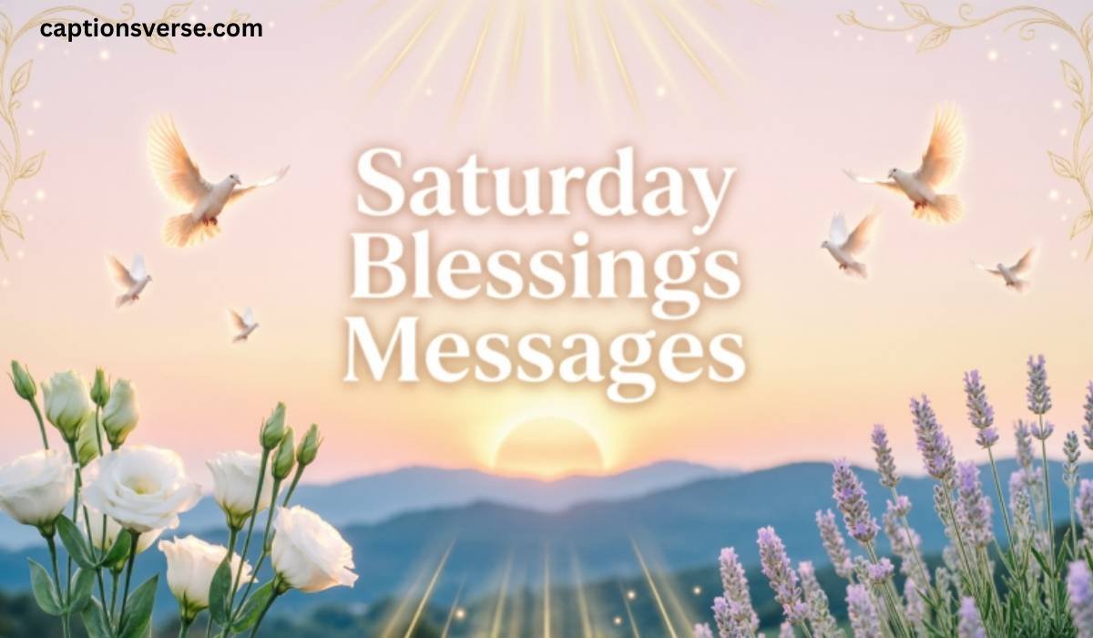 Saturday Blessings Messages