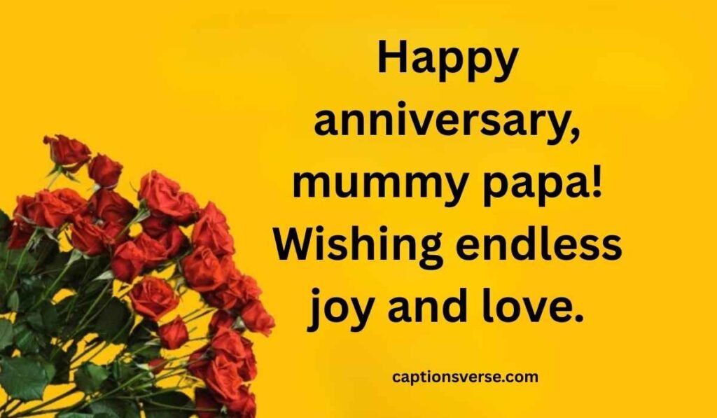 Wedding Anniversary Wishes for Parents from Daughter