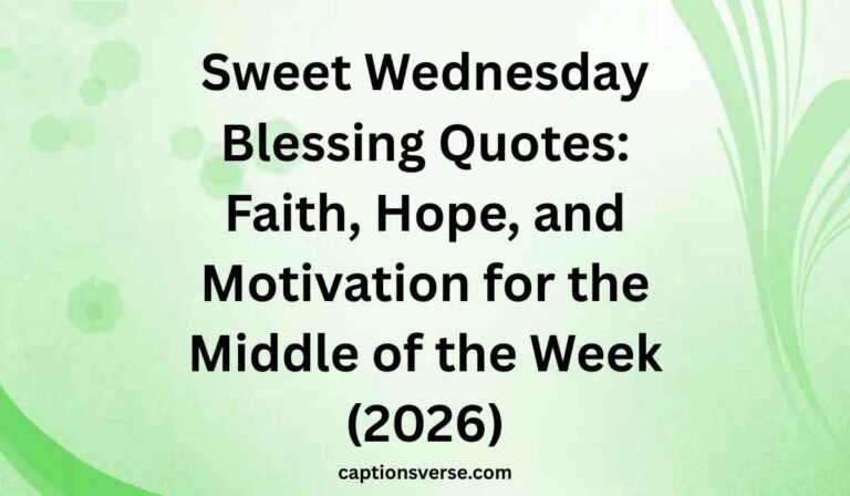 Wednesday Blessing Quotes
