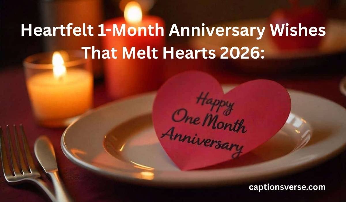 1-Month Anniversary Wishes