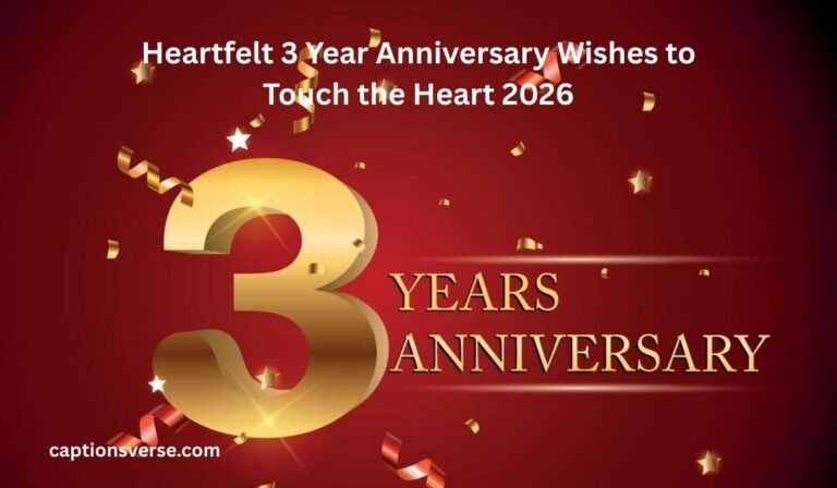 3 Year Anniversary Wishes