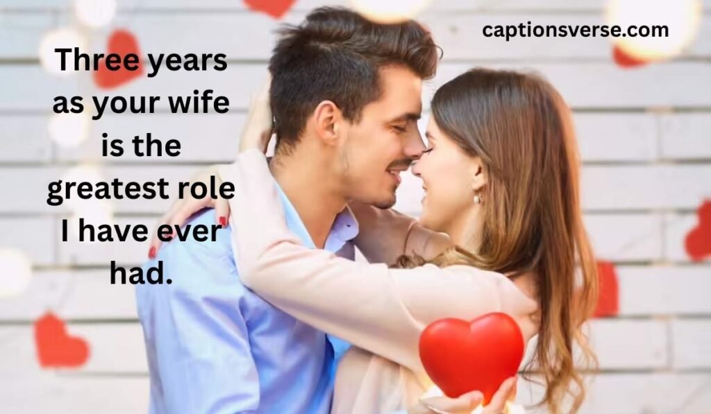 3 Year Anniversary Wishes for Husband