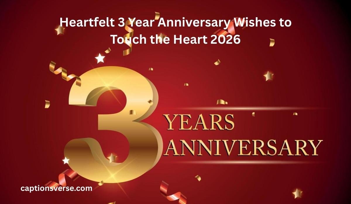 3 Year Anniversary Wishes