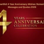 4 Year Anniversary Wishes