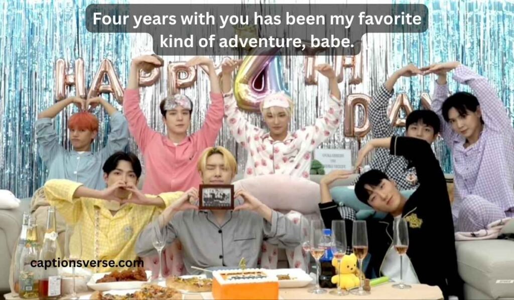 4th Anniversary Wishes for Boyfriend