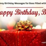Funny Birthday Messages for Boss
