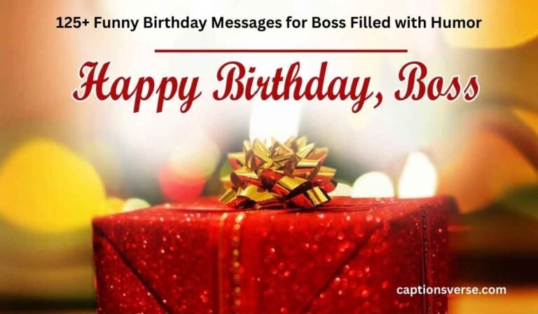 Funny Birthday Messages for Boss